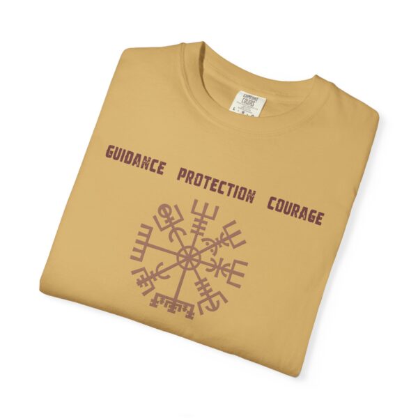 Guidance, Protection, Courage - Vegvisir Mediumweight T-Shirt - Image 12