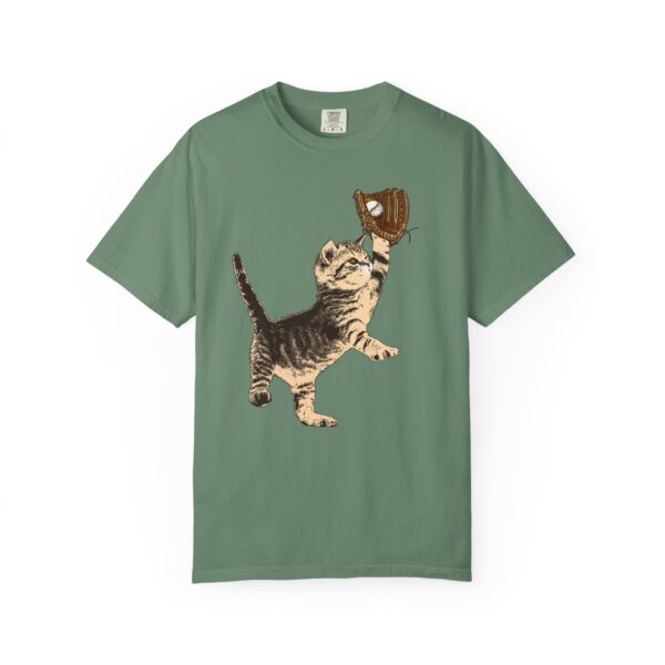 Baseball Kitten Mediumweight T-Shirt - Image 7