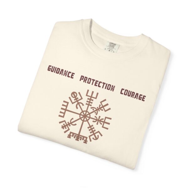 Guidance, Protection, Courage - Vegvisir Mediumweight T-Shirt - Image 8
