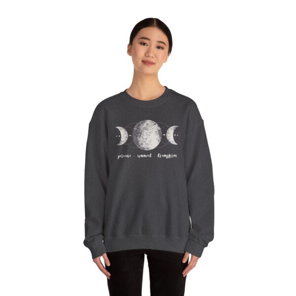 Perceive, Connect, Transform - Moon Phases Crewneck Sweatshirt - Image 11