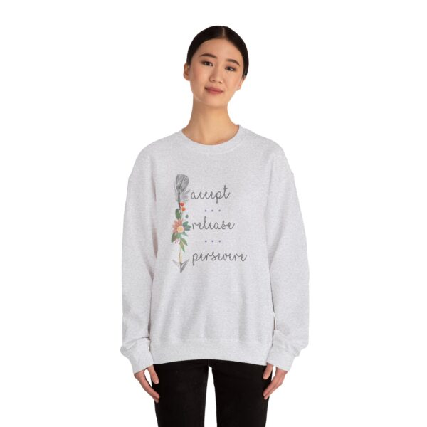 Accept, Release, Persevere - Down Arrow Crewneck Sweatshirt - Image 10