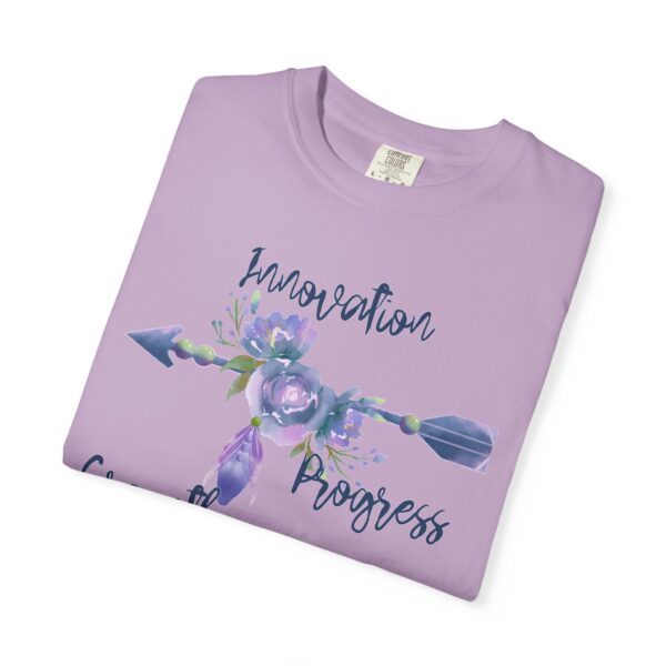 Innovation, Progress, Growth - Right Arrow Mediumweight T-Shirt - Image 12