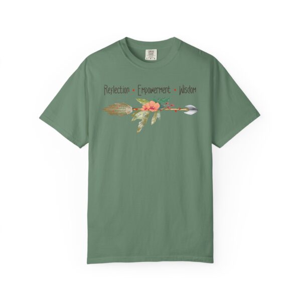 Reflection, Empowerment, Wisdom - Left Arrow Mediumweight T-Shirt - Image 16