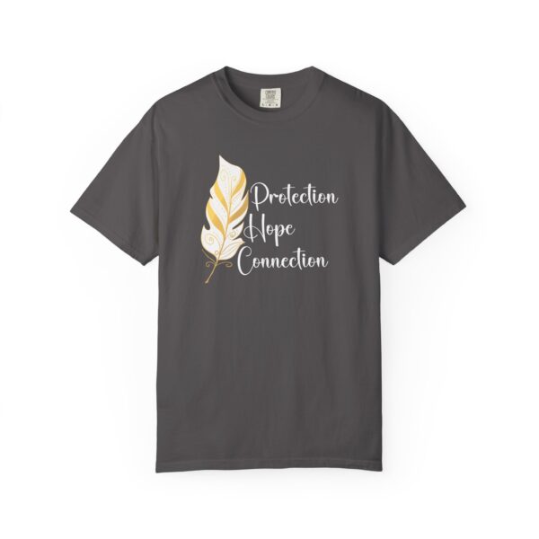 Protection, Hope, Connection - Feather Mediumweight T-Shirt - Image 20