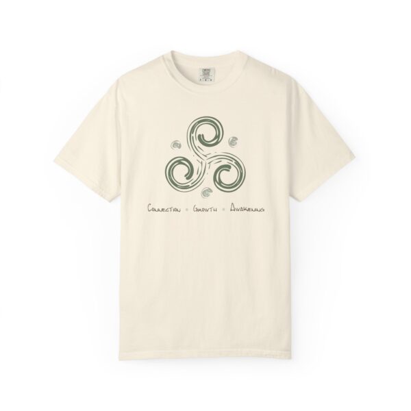 Connection, Growth, Awakening - Triskelion Heavyweight T-Shirt - Image 7
