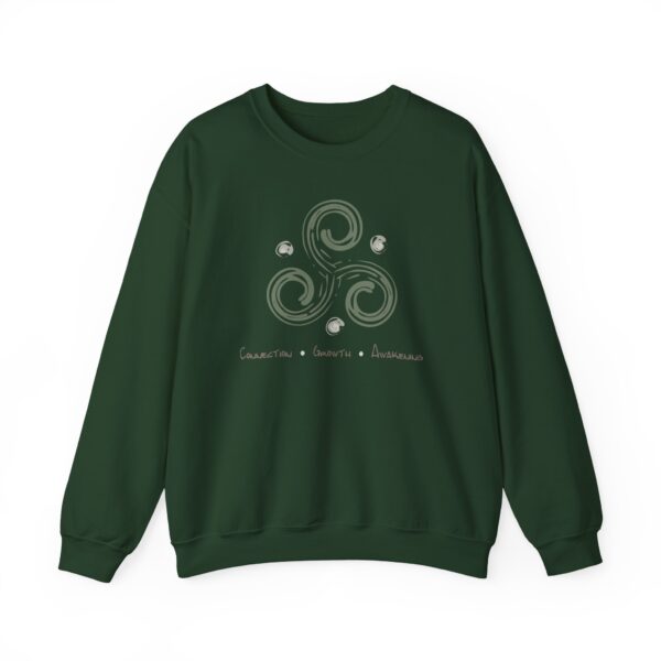Connection, Growth, Awakening - Triskelion Crewneck Sweatshirt - Image 15