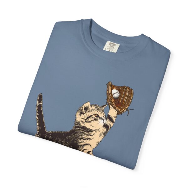 Baseball Kitten Mediumweight T-Shirt - Image 12
