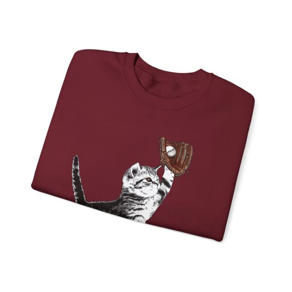 Baseball Kitten Crewneck Sweatshirt - Image 20
