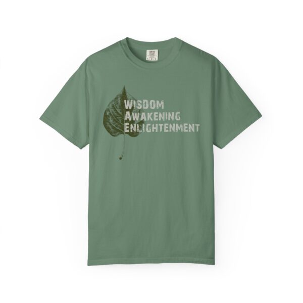 Wisdom, Awakening, Enlightenment -Bodhi Leaf Mediumweight T-Shirt - Image 16
