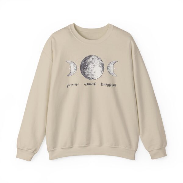 Perceive, Connect, Transform - Moon Phases Crewneck Sweatshirt - Image 20