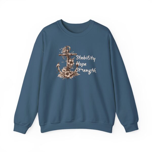 Stability, Hope, Strength - Anchor Crewneck Sweatshirt - Image 20