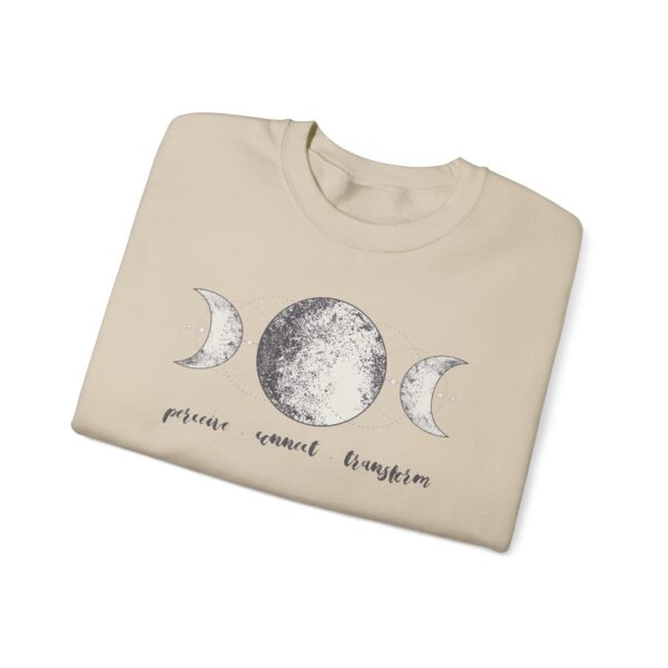 Perceive, Connect, Transform - Moon Phases Crewneck Sweatshirt - Image 21