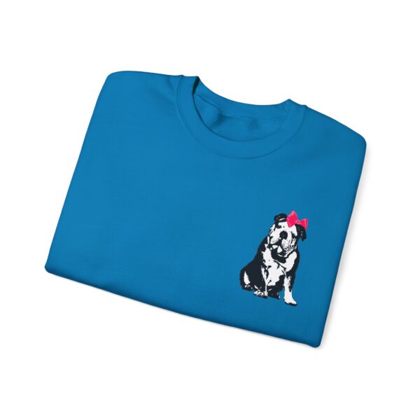Sitting Pretty English Bulldog Crewneck Sweatshirt - Image 16