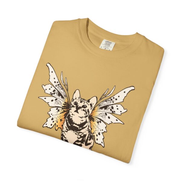 Fairy Kitty Relaxed Fit T-Shirt, Cute Animal Tee, Fantasy and Cat Lover Gift, Magical Fairy Wings Shirt, Unique Graphic Shirt, Eco-Friendly - Image 11