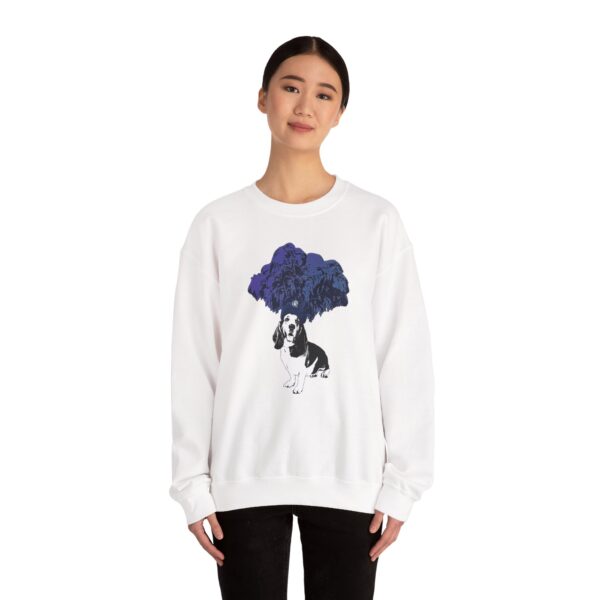 Basset Hound Performer Crewneck Sweatshirt - Image 5