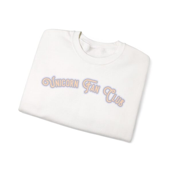 Unicorn Fan Club Crewneck Sweatshirt, - Image 4