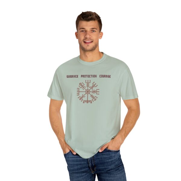 Guidance, Protection, Courage - Vegvisir Mediumweight T-Shirt - Image 18