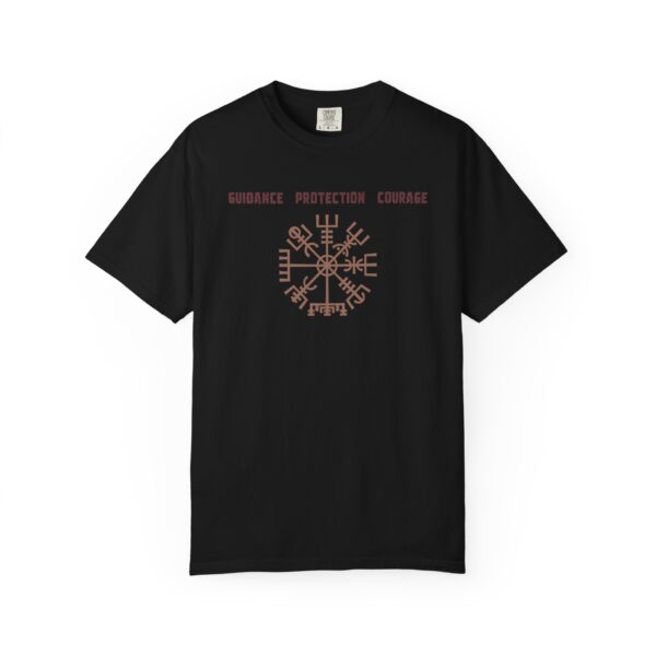 Guidance, Protection, Courage - Vegvisir Mediumweight T-Shirt - Image 20
