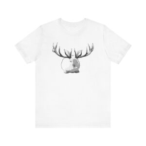 It's a Jackalope Kind of Day Unisex T-Shirt, Whimsical Stag Bunny Tee, Funny Graphic Shirt for Animal Lovers, Unique Gift for Bunny Lovers