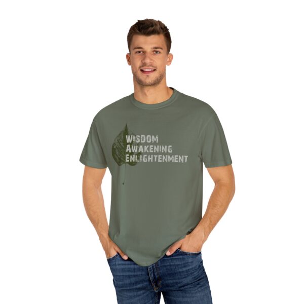 Wisdom, Awakening, Enlightenment -Bodhi Leaf Mediumweight T-Shirt - Image 22
