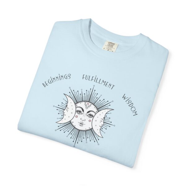 Beginnings, Fulfillment, Wisdom - Triple Moon Midweight T-Shirt - Image 21