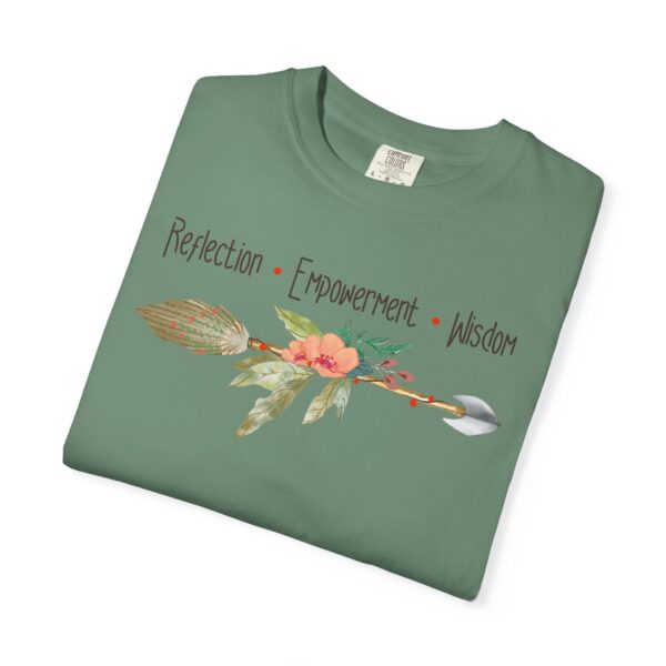 Reflection, Empowerment, Wisdom - Left Arrow Mediumweight T-Shirt - Image 17