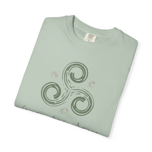 Connection, Growth, Awakening - Triskelion Heavyweight T-Shirt - Image 13