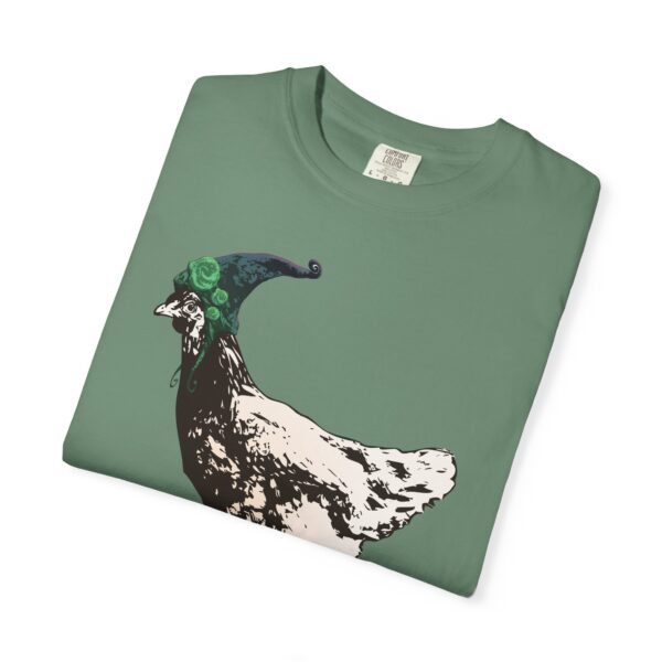 Pixie Chicken Relaxed Fit Tee, Whimsical Chicken T-shirt, Funny Farm Animal Tee, Chicken Shirt Gift, Casual Cotton Summer Top, Eco-Friendly - Image 12