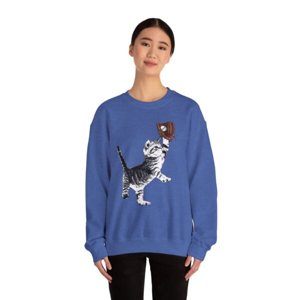 Baseball Kitten Crewneck Sweatshirt - Image 18
