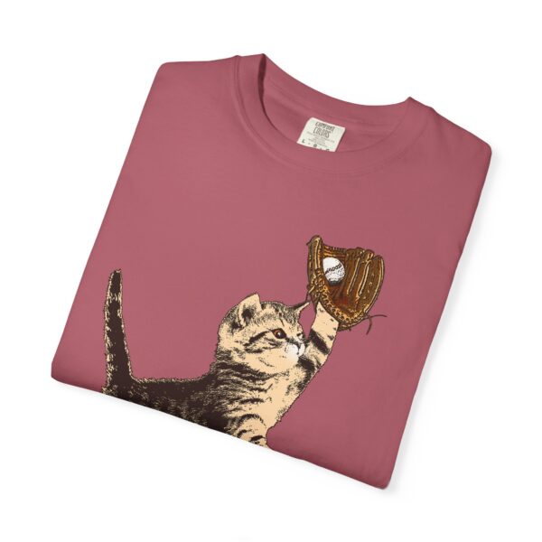 Baseball Kitten Mediumweight T-Shirt - Image 20