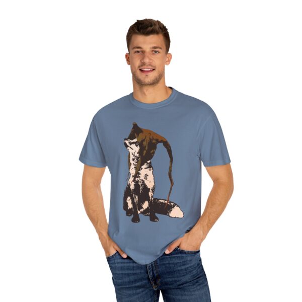 Druid Fox Relaxed Fit Tee, Graphic Unisex T-Shirt, Animal Lover Gift, Casual Cotton Wear, Nature Inspired Apparel, Fantasy Fox, Eco-Friendly - Image 14