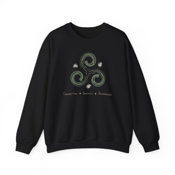 Connection, Growth, Awakening - Triskelion Crewneck Sweatshirt - Image 20