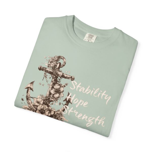 Stability, Hope, Strength - Anchor Mediumweight T-Shirt - Image 4