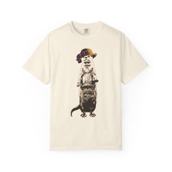 Otter Be Going Now Relaxed Fit T-Shirt, Animal Lover Gift, Cute Otter Graphic Tee, Vintage T-Shirt, Unique Shirt for Friends, Eco-Friendly - Image 5
