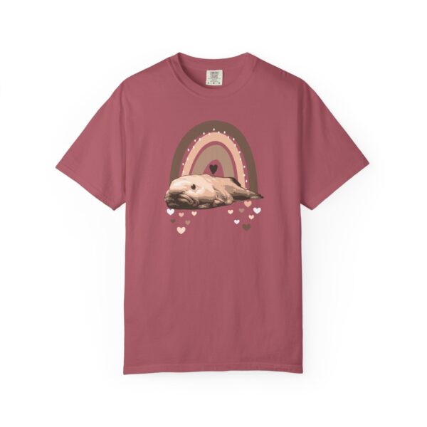 Boho Blobfish Rainbow Mediumweight T-Shirt - Image 20
