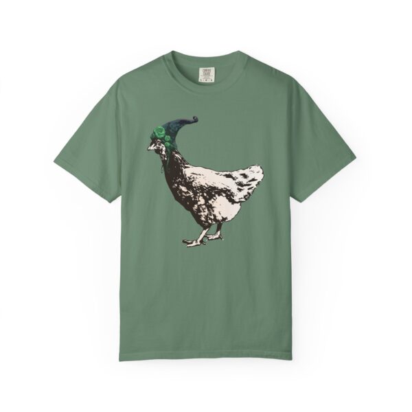 Pixie Chicken Relaxed Fit Tee, Whimsical Chicken T-shirt, Funny Farm Animal Tee, Chicken Shirt Gift, Casual Cotton Summer Top, Eco-Friendly - Image 10