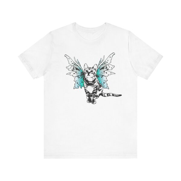 Fairy Kitty Unisex Tee, Cute Cat Shirt, Magical Fantasy Cat with Wings, Pet Lover Tee, Cat Lady Gift, Unique Kitty Cat T-Shirt