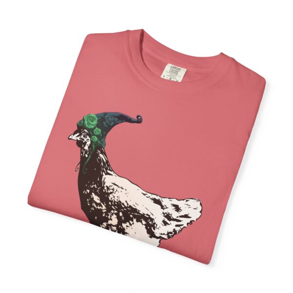 Pixie Chicken Relaxed Fit Tee, Whimsical Chicken T-shirt, Funny Farm Animal Tee, Chicken Shirt Gift, Casual Cotton Summer Top, Eco-Friendly - Image 16