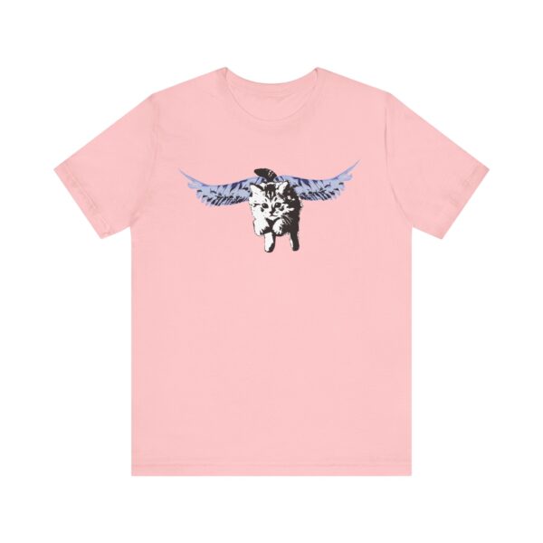 Flying Kitten Unisex Tee, Cute Pet T-Shirt, Animal Lover Gift, Cat Angel Wings Graphic Tee, Cat Mom/Cat Dad Gift, Relaxed Fit Casual Wear - Image 15