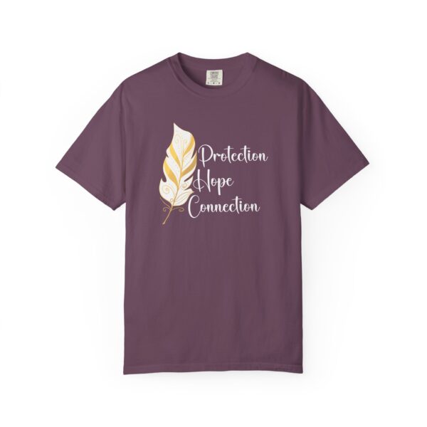 Protection, Hope, Connection - Feather Mediumweight T-Shirt - Image 8