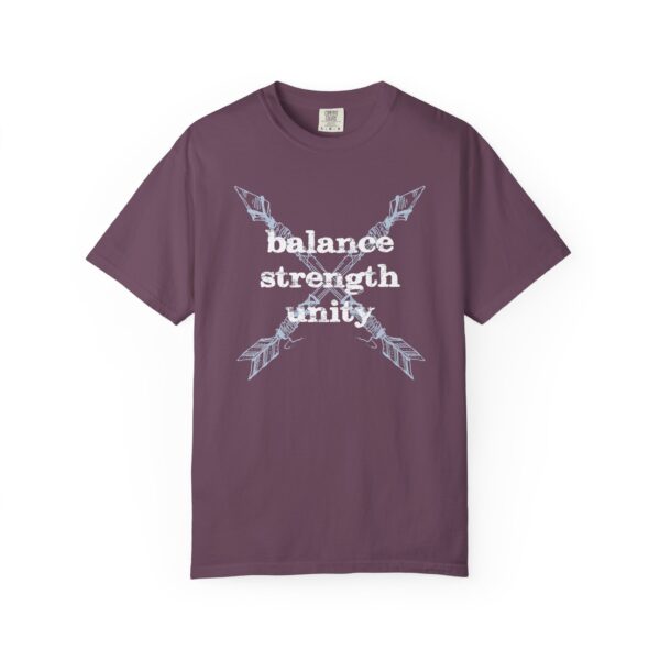 Balance, Strength, Unity - Crossed Arrows Mediumweight T-Shirt - Image 8