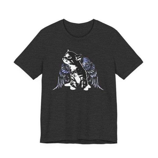 Angel Kitty Unisex Jersey Tee, Cute Cat Shirt, Pet Lover Gift, Animal Lover Apparel, Cat with Angel Wings, Cute Kitten T-Shirt, Cotton Tee - Image 15
