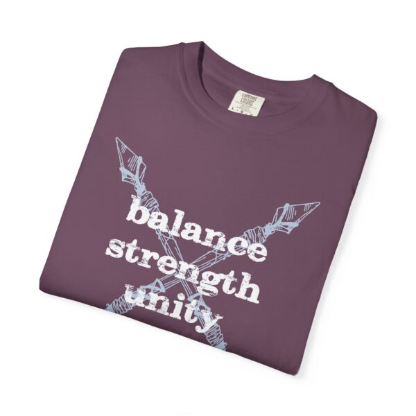 Balance, Strength, Unity - Crossed Arrows Mediumweight T-Shirt - Image 9