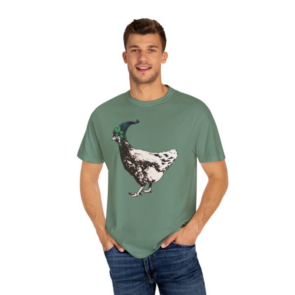 Pixie Chicken Relaxed Fit Tee, Whimsical Chicken T-shirt, Funny Farm Animal Tee, Chicken Shirt Gift, Casual Cotton Summer Top, Eco-Friendly - Image 13