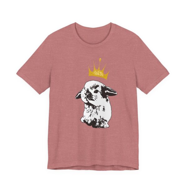 Grumpy Bunny King Unisex Graphic Tee, Cute Rabbit Shirt, Unisex T-Shirt, Gift for Animal Lovers, Funny Pet Apparel, Fantasy Wildlife Shirt - Image 7