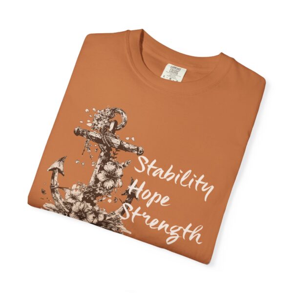 Stability, Hope, Strength - Anchor Mediumweight T-Shirt - Image 17