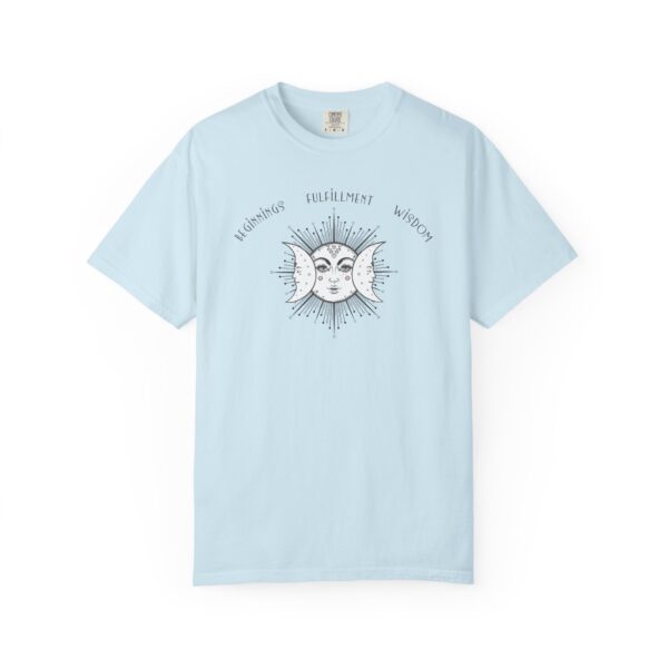 Beginnings, Fulfillment, Wisdom - Triple Moon Midweight T-Shirt - Image 20
