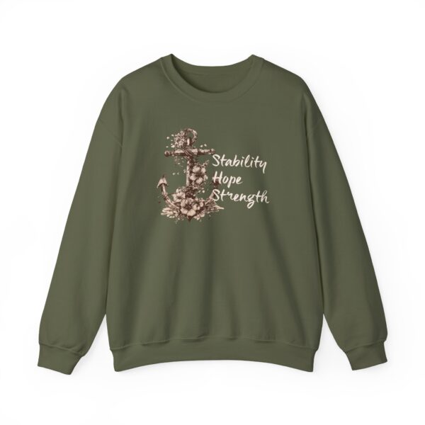 Stability, Hope, Strength - Anchor Crewneck Sweatshirt - Image 16