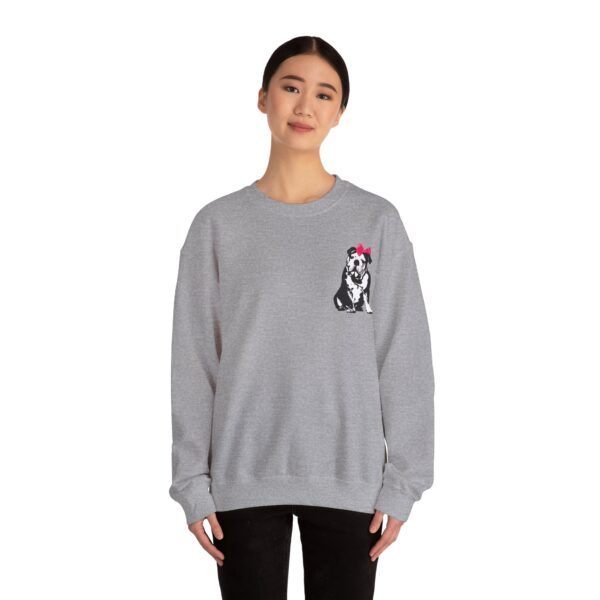 Sitting Pretty English Bulldog Crewneck Sweatshirt - Image 10