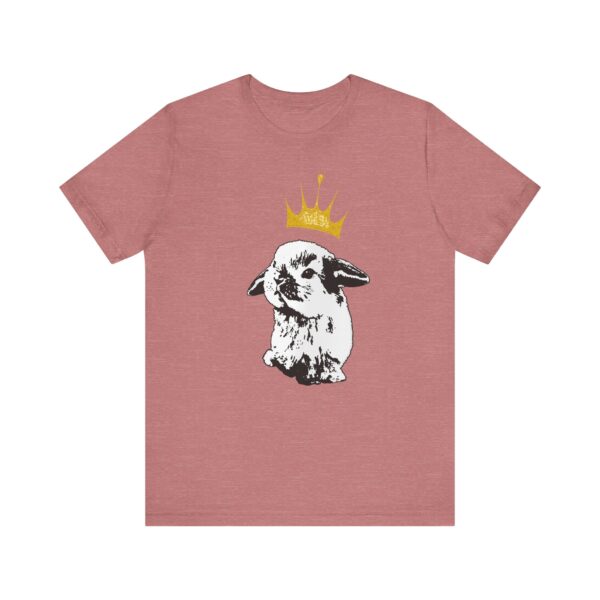 Grumpy Bunny King Unisex Graphic Tee, Cute Rabbit Shirt, Unisex T-Shirt, Gift for Animal Lovers, Funny Pet Apparel, Fantasy Wildlife Shirt - Image 5
